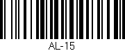 Código de barras (EAN, GTIN, SKU, ISBN): 'AL-15'