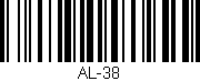 Código de barras (EAN, GTIN, SKU, ISBN): 'AL-38'
