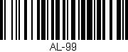 Código de barras (EAN, GTIN, SKU, ISBN): 'AL-99'