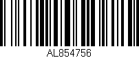 Código de barras (EAN, GTIN, SKU, ISBN): 'AL854756'