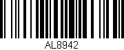 Código de barras (EAN, GTIN, SKU, ISBN): 'AL8942'