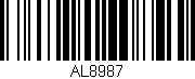 Código de barras (EAN, GTIN, SKU, ISBN): 'AL8987'