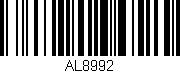 Código de barras (EAN, GTIN, SKU, ISBN): 'AL8992'