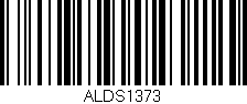 Código de barras (EAN, GTIN, SKU, ISBN): 'ALDS1373'