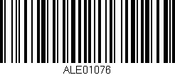Código de barras (EAN, GTIN, SKU, ISBN): 'ALE01076'