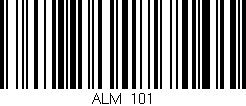 Código de barras (EAN, GTIN, SKU, ISBN): 'ALM_101'