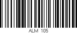 Código de barras (EAN, GTIN, SKU, ISBN): 'ALM_105'