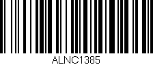 Código de barras (EAN, GTIN, SKU, ISBN): 'ALNC1385'