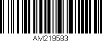 Código de barras (EAN, GTIN, SKU, ISBN): 'AM219583'