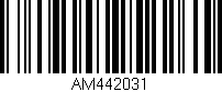 Código de barras (EAN, GTIN, SKU, ISBN): 'AM442031'