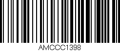 Código de barras (EAN, GTIN, SKU, ISBN): 'AMCCC1398'