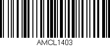 Código de barras (EAN, GTIN, SKU, ISBN): 'AMCL1403'