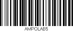 Código de barras (EAN, GTIN, SKU, ISBN): 'AMPOLAB5'