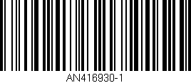 Código de barras (EAN, GTIN, SKU, ISBN): 'AN416930-1'
