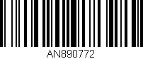 Código de barras (EAN, GTIN, SKU, ISBN): 'AN890772'