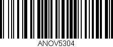 Código de barras (EAN, GTIN, SKU, ISBN): 'ANOV5304'