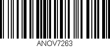 Código de barras (EAN, GTIN, SKU, ISBN): 'ANOV7263'
