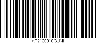 Código de barras (EAN, GTIN, SKU, ISBN): 'AP2130010CUNI'