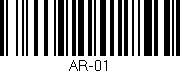 Código de barras (EAN, GTIN, SKU, ISBN): 'AR-01'