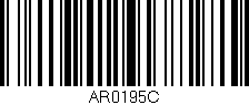 Código de barras (EAN, GTIN, SKU, ISBN): 'AR0195C'