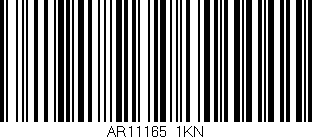 Código de barras (EAN, GTIN, SKU, ISBN): 'AR11165/1KN'