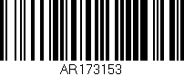 Código de barras (EAN, GTIN, SKU, ISBN): 'AR173153'