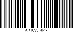 Código de barras (EAN, GTIN, SKU, ISBN): 'AR1893/4PN'
