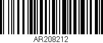 Código de barras (EAN, GTIN, SKU, ISBN): 'AR208212'