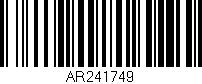 Código de barras (EAN, GTIN, SKU, ISBN): 'AR241749'