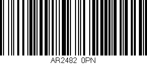 Código de barras (EAN, GTIN, SKU, ISBN): 'AR2482/0PN'
