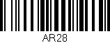 Código de barras (EAN, GTIN, SKU, ISBN): 'AR28'