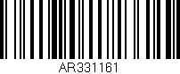 Código de barras (EAN, GTIN, SKU, ISBN): 'AR331161'