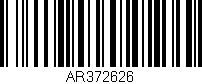 Código de barras (EAN, GTIN, SKU, ISBN): 'AR372626'