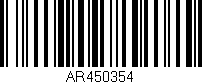Código de barras (EAN, GTIN, SKU, ISBN): 'AR450354'