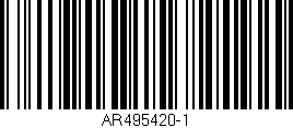 Código de barras (EAN, GTIN, SKU, ISBN): 'AR495420-1'