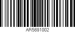 Código de barras (EAN, GTIN, SKU, ISBN): 'AR5691002'