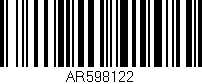 Código de barras (EAN, GTIN, SKU, ISBN): 'AR598122'