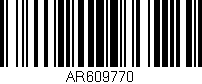 Código de barras (EAN, GTIN, SKU, ISBN): 'AR609770'
