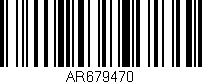 Código de barras (EAN, GTIN, SKU, ISBN): 'AR679470'