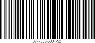 Código de barras (EAN, GTIN, SKU, ISBN): 'AR7003-5001-52'