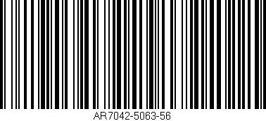 Código de barras (EAN, GTIN, SKU, ISBN): 'AR7042-5063-56'