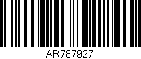 Código de barras (EAN, GTIN, SKU, ISBN): 'AR787927'