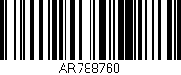 Código de barras (EAN, GTIN, SKU, ISBN): 'AR788760'