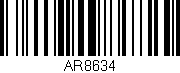 Código de barras (EAN, GTIN, SKU, ISBN): 'AR8634'