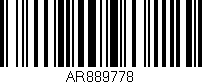 Código de barras (EAN, GTIN, SKU, ISBN): 'AR889778'