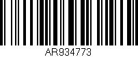 Código de barras (EAN, GTIN, SKU, ISBN): 'AR934773'