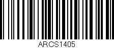 Código de barras (EAN, GTIN, SKU, ISBN): 'ARCS1405'