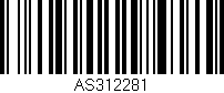Código de barras (EAN, GTIN, SKU, ISBN): 'AS312281'