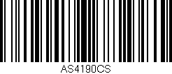 Código de barras (EAN, GTIN, SKU, ISBN): 'AS4190CS'