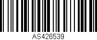 Código de barras (EAN, GTIN, SKU, ISBN): 'AS426539'